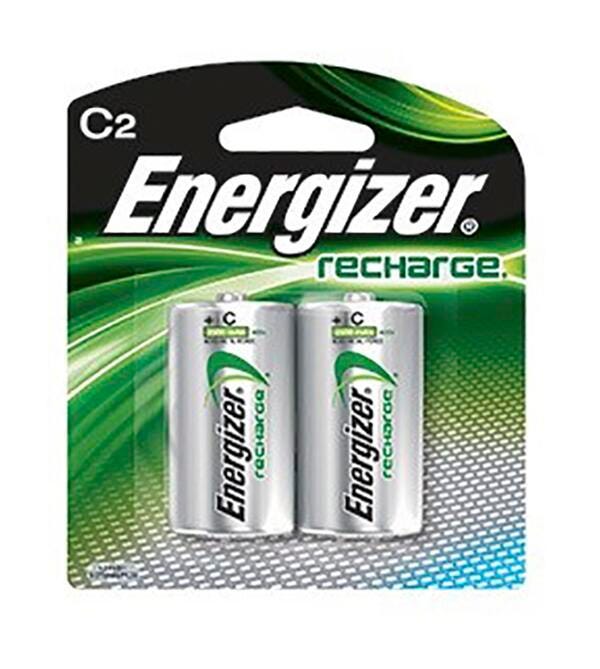 Energizer Recharge Power Plus Rechargeable Batteries, C, Pack of 2 090257