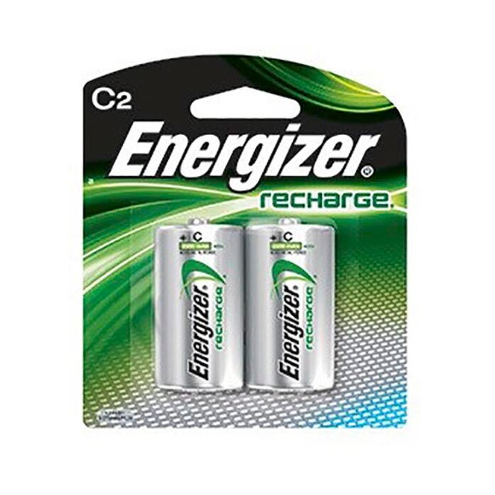 Energizer Recharge Power Plus Rechargeable C Batteries, Pack of 2