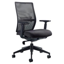 AIS Devens High-Back Task Chair, 27 x 26 x 41-3/4 Inches, Black, Item Number 2089237