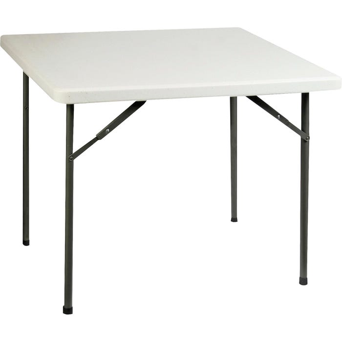 Lorell Square Banquet Table, 250 Pound Capacity, Gray/Platinum