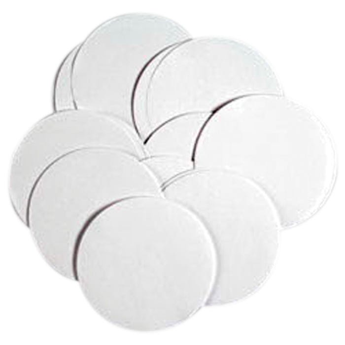 Neil Enterprises Pre-Cut Paper Circles, 3 Inches, White, Pack of 102