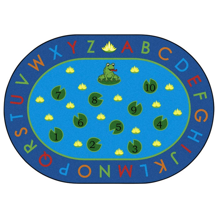 Carpets for Kids Premium Hip Hop to the Top Carpet, Oval