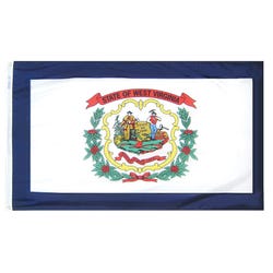 Annin Nylon West Virginia Heavy Weight Outdoor State Flag, 4 X 6 ft, Item Number 017394