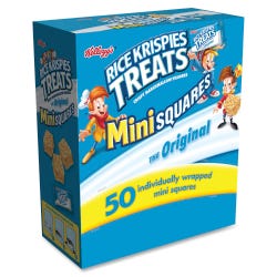 Rice Krispies Treats Original Mini Squares, 50 Per Box, Item Number 1536064