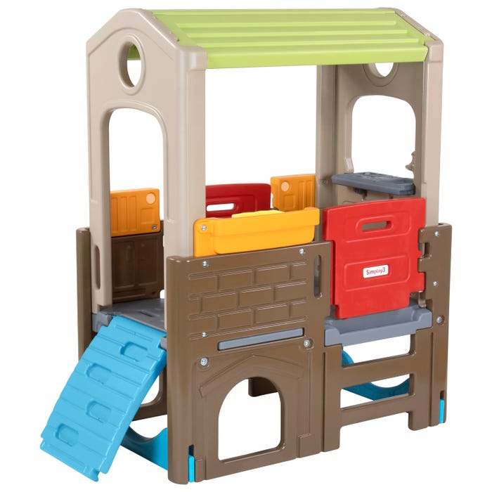 Simplay3 Young Explorers Indoor/Outdoor Discovery Playhouse, 54-3/8 x 29-1/4 x 57-5/8 Inches