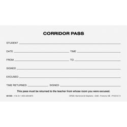 School & Hall Passes and Tardy Slips, Item Number 1481869