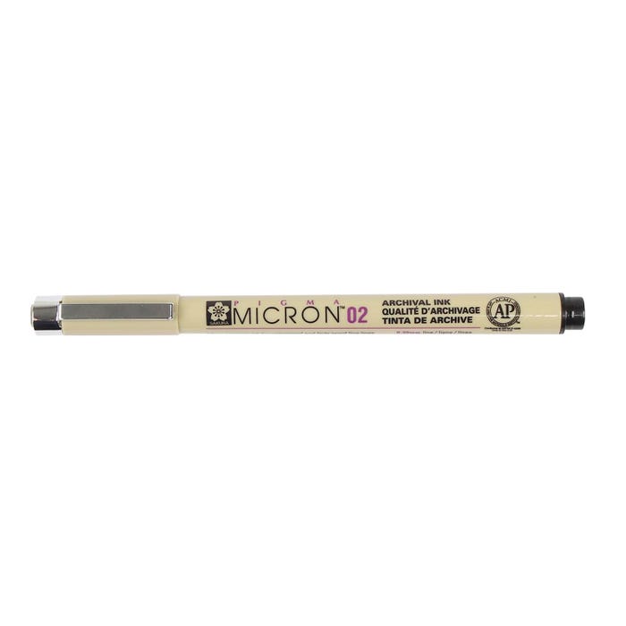 Sakura Pigma Micron Non-Toxic Permanent Waterproof Pen, 0.3 mm Tip, Black, Pack of 12