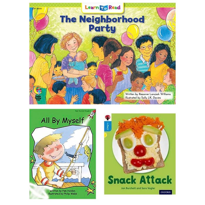 Achieve It! Multipublisher Guided Reading Level F : Variety Pack, Grade 1, Set of 16 Titles