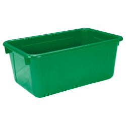 School Smart Storage Bin, 7-7/8 x 12-1/4 x 5-3/8 Inches, Green 081965