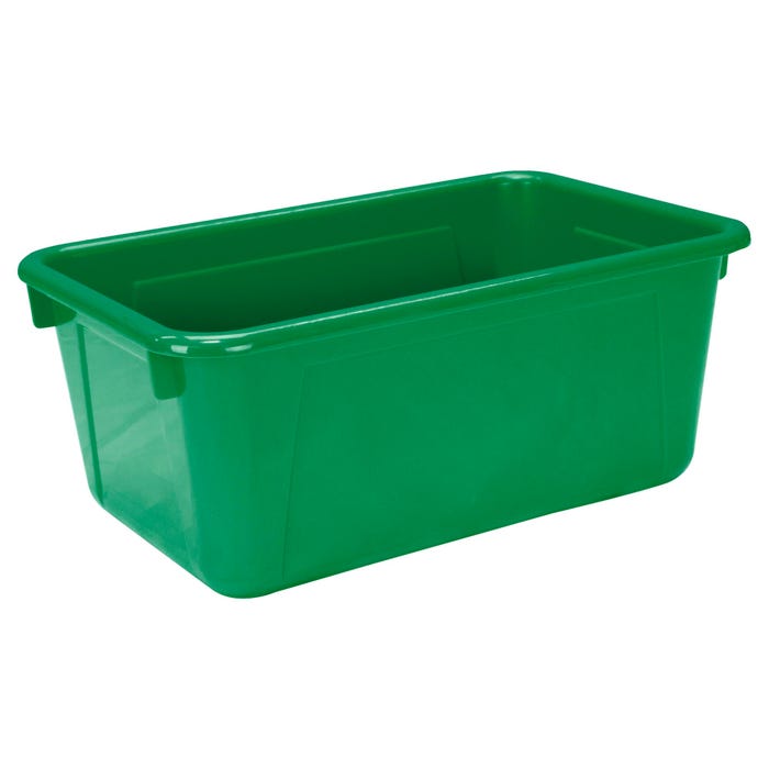 School Smart Storage Bin, 7-7/8 x 12-1/4 x 5-3/8 Inches, Green