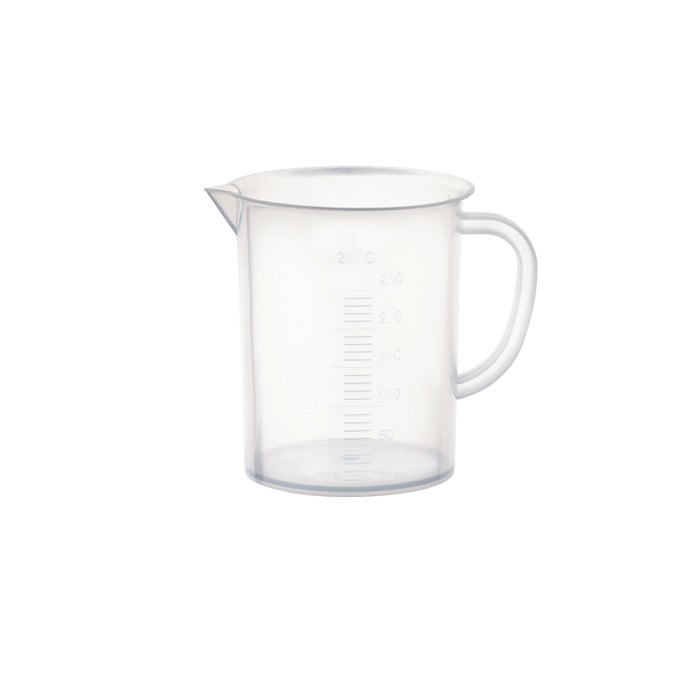United Scientific Tall Form Beakers with Handles, Polypropylene, 250 Milliliters, Pack of 12