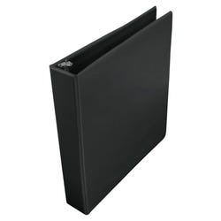 School Smart D Ring View Binder, Polypropylene , 1-1/2 Inches, Black 2006474
