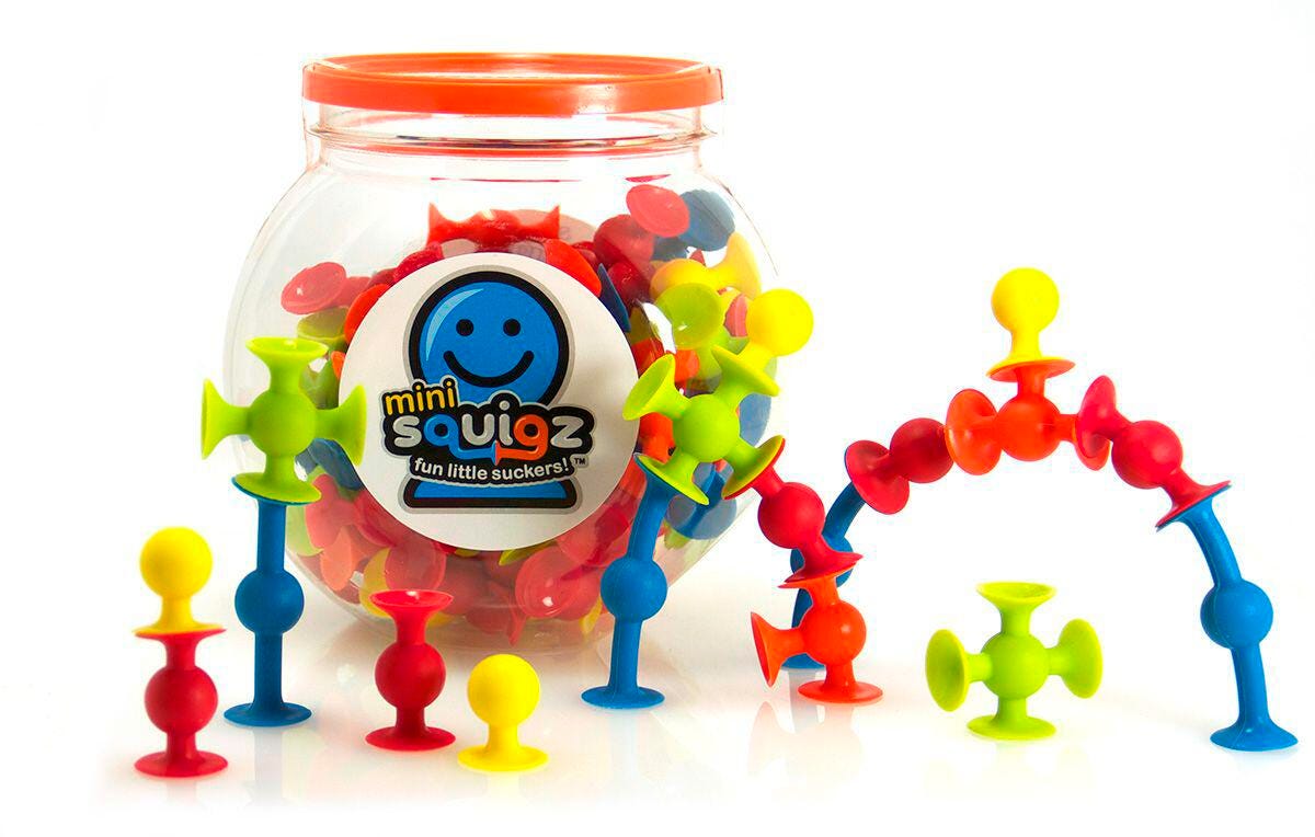 Fat Brain Toys Mini Squigz, Set of 75, Item Number 1562149