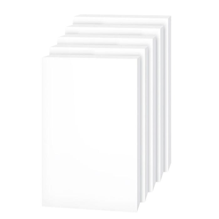 School Smart Foam Boards, 20 x 30 Inches, White, Pack of 10