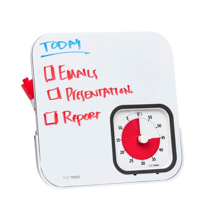 Time Timer Dry Erase Board with Charcoal MOD