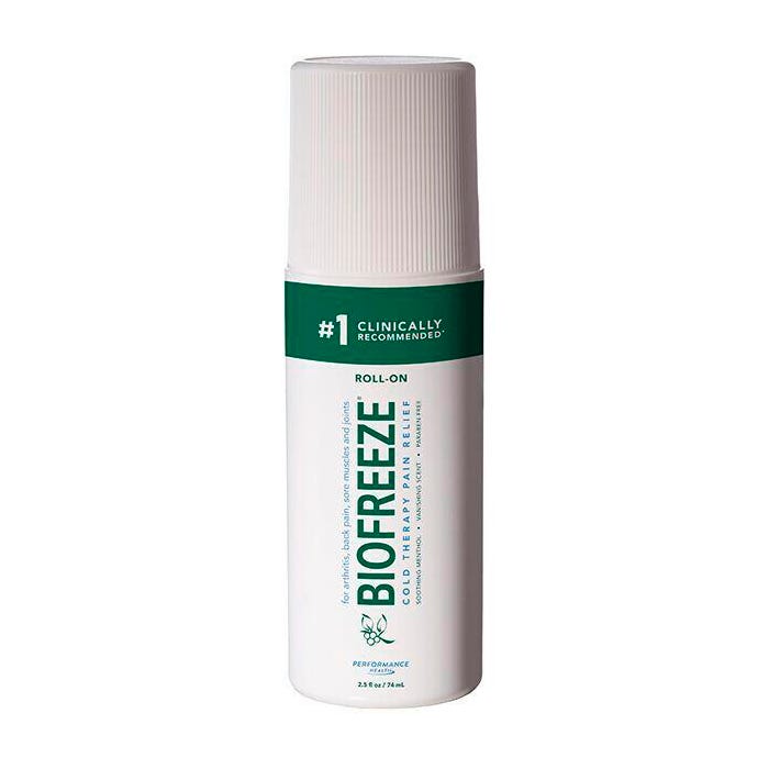 BioFreeze Classic Pain Relief Roll-on, Original Green Formula, 2.5 Ounces