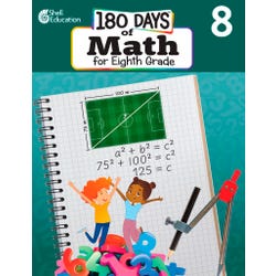 Shell Education 180 Days of Math for Eighth Grade 2149631