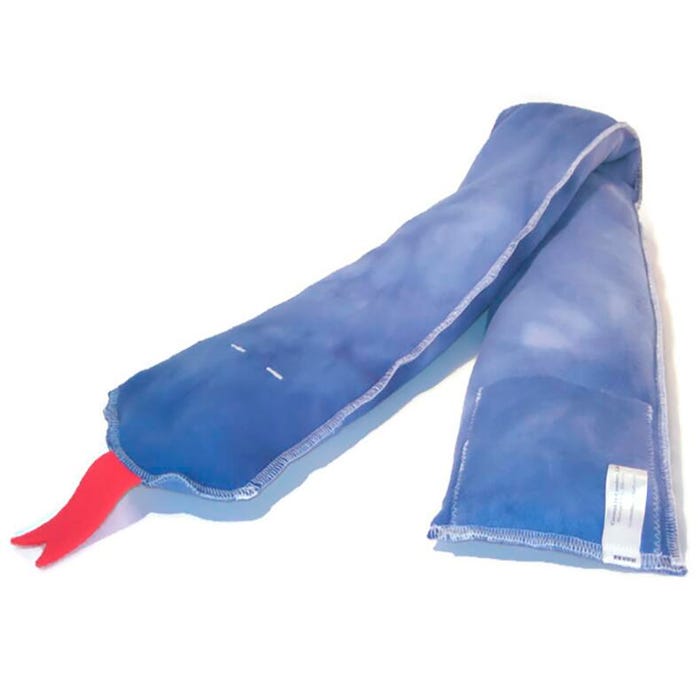 Covered in Comfort Weighted Snake Wrap Rainstick with Pockets, 3 Pounds