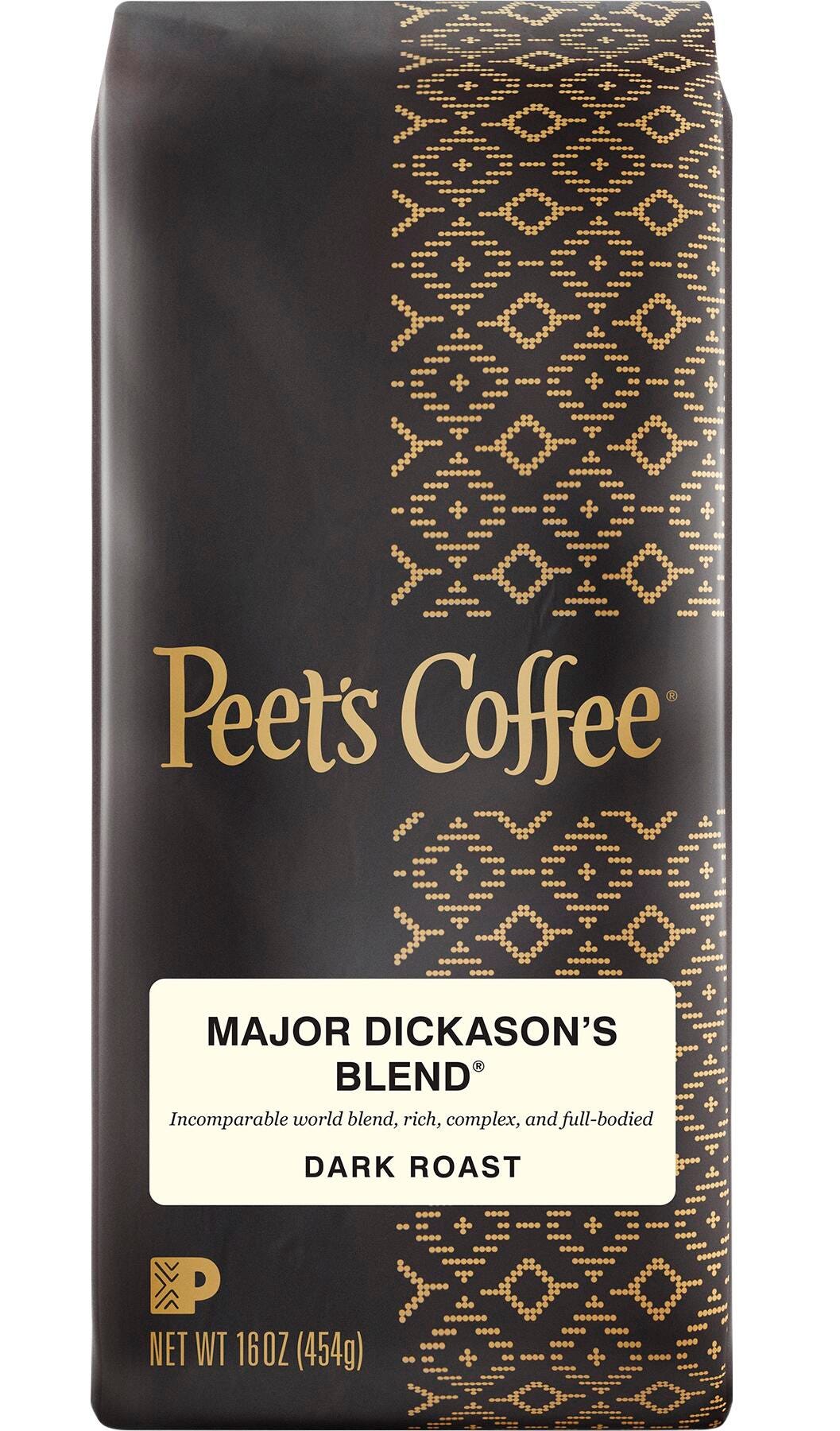 Peet's Coffee & Tea Major Dickason's Ground Coffee, 1 lb, Item Number 1562119