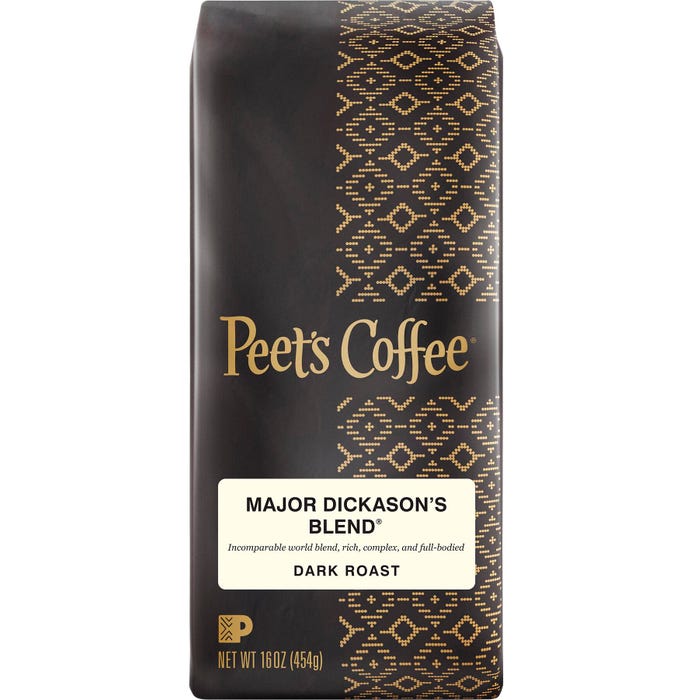 Peet's Coffee & Tea Major Dickason's Ground Coffee, 1 lb