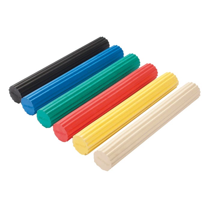 CanDo Twist-n-Bend Flexible Exercise Bar, 12-Inch, Set of 6