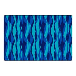 Childcraft Waves Carpet, 8 x 12 Feet, Rectangle