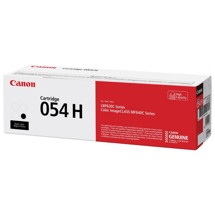 Canon Ink Toner Cartridge, CRTDG054HBK, Black