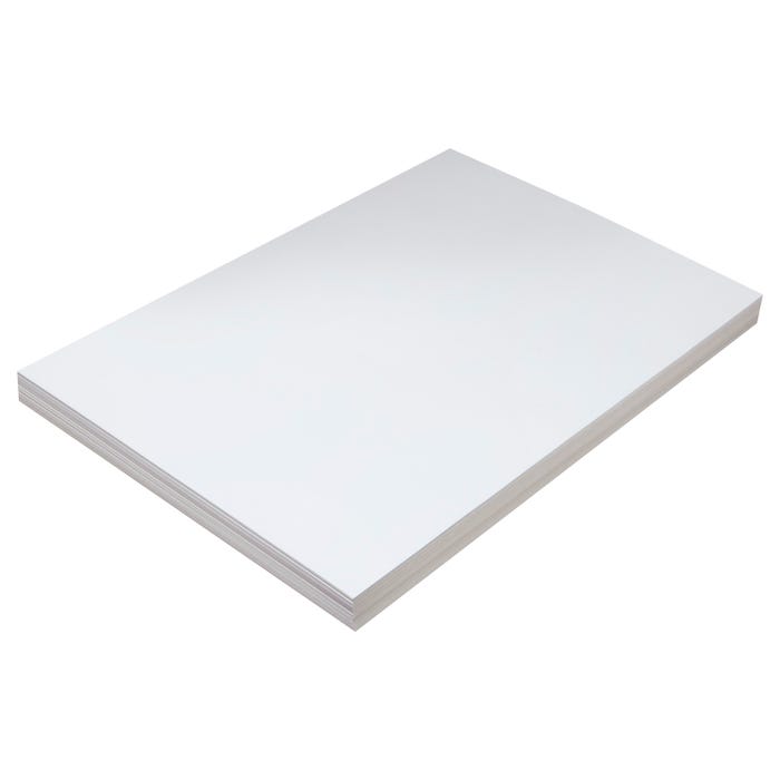 Pacon Medium Weight Tagboard, 12 x 18 Inches, 9 Pt, White, Pack of 100