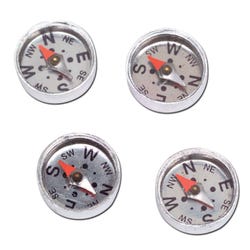 Frey Scientific Magnetic Field Detection Compasses, 5/8 inch Diameter, Set of 4, Item Number 562352