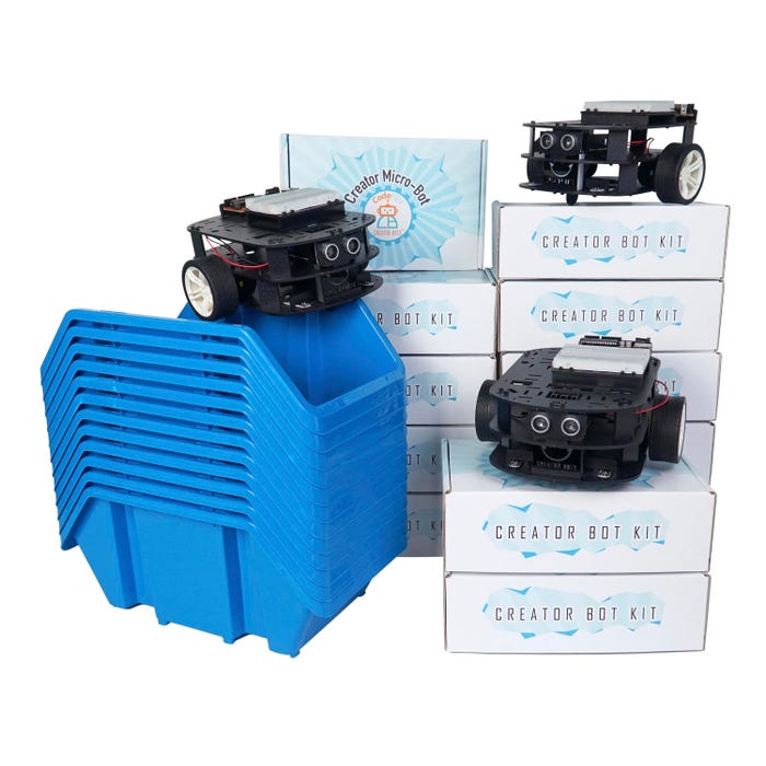 Code Rev Kids Inc Creator Bots Micro-Bot, Classroom Set of 16