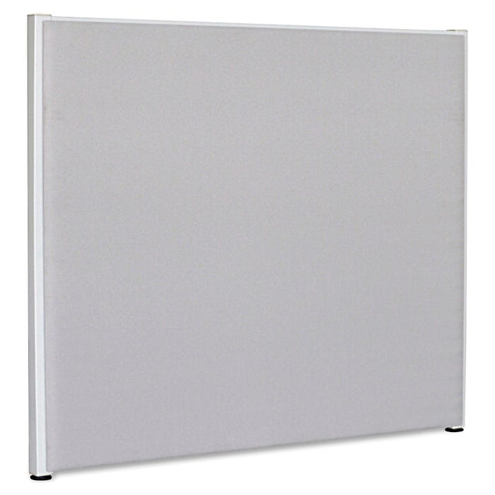 Lorell Gray Fabric Panels, 72-1/2 x 59-1/4 Inches, Gray