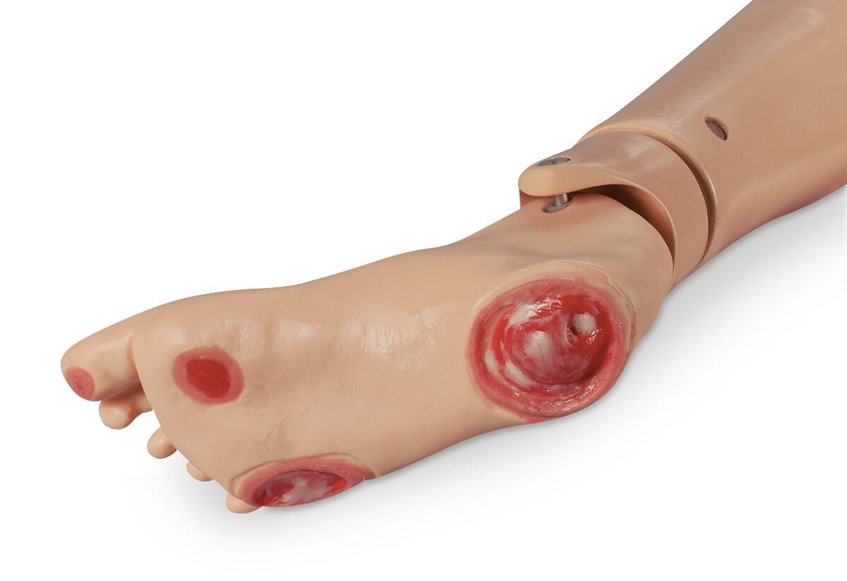 Life/form® GERi™/KERi™ Optional Pressure Injury Foot - Medium