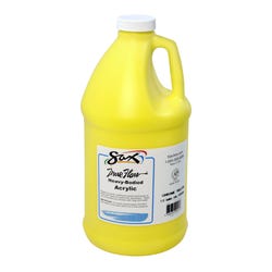 Sax Heavy Body Acrylic Paint, 1/2 Gallon, Chrome Yellow 1572439