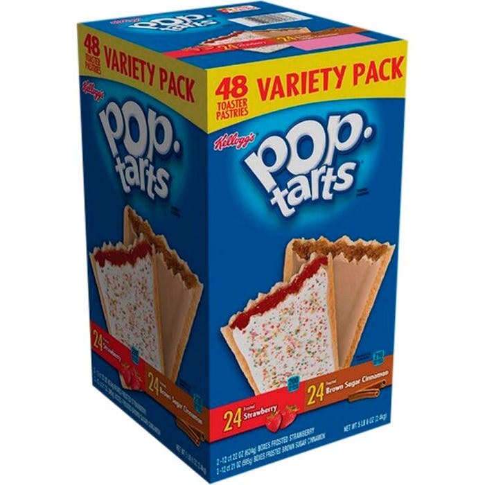 Pop Tarts Variety Pack, Assorted, 2.69 Pounds, Box of 48 Pop Tarts