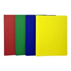 School Smart Report Cover, 3 Hole Fasteners, 8-1/2 x 11 Inches, Assorted Colors, Pack of 25 081911