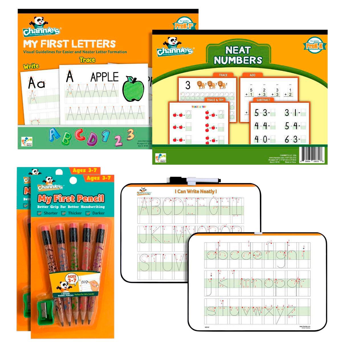 Channie's My Pre-K Alphabet & Number Starter Kit 2131877
