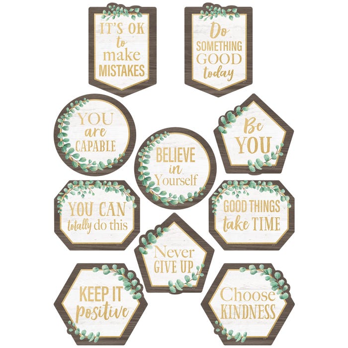 Teacher Created Resources Eucalyptus Positive Sayings Accents