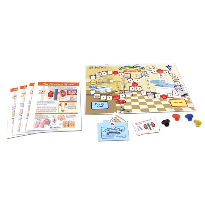 NewPath Learning The Excretory System Learning Center Game, Grades 6 to 10
