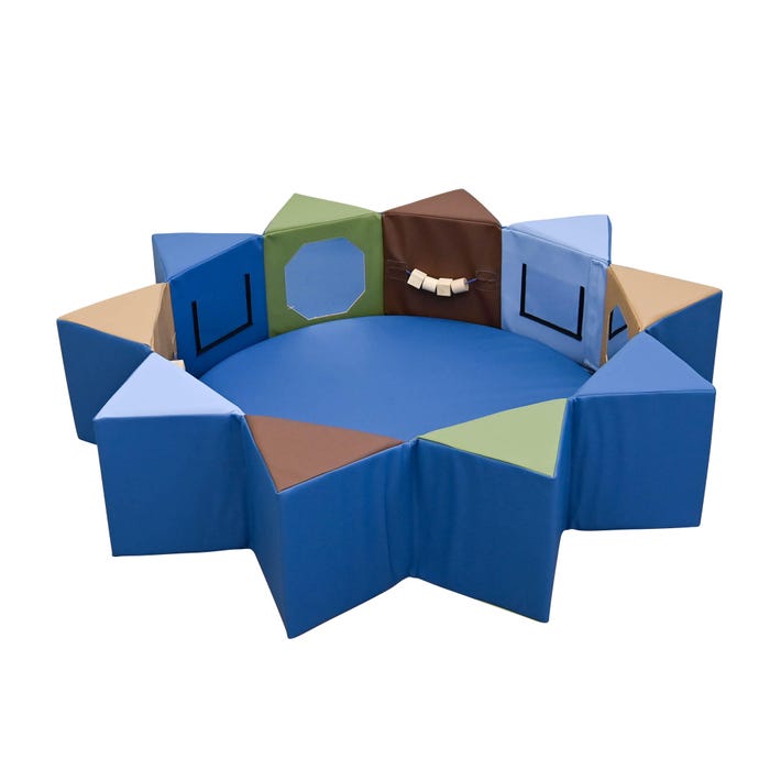 Children's Factory Multi-Activity Pentagon, Three Pieces