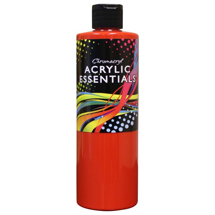 Chromacryl Acrylic Essentials, Warm Red, Pint