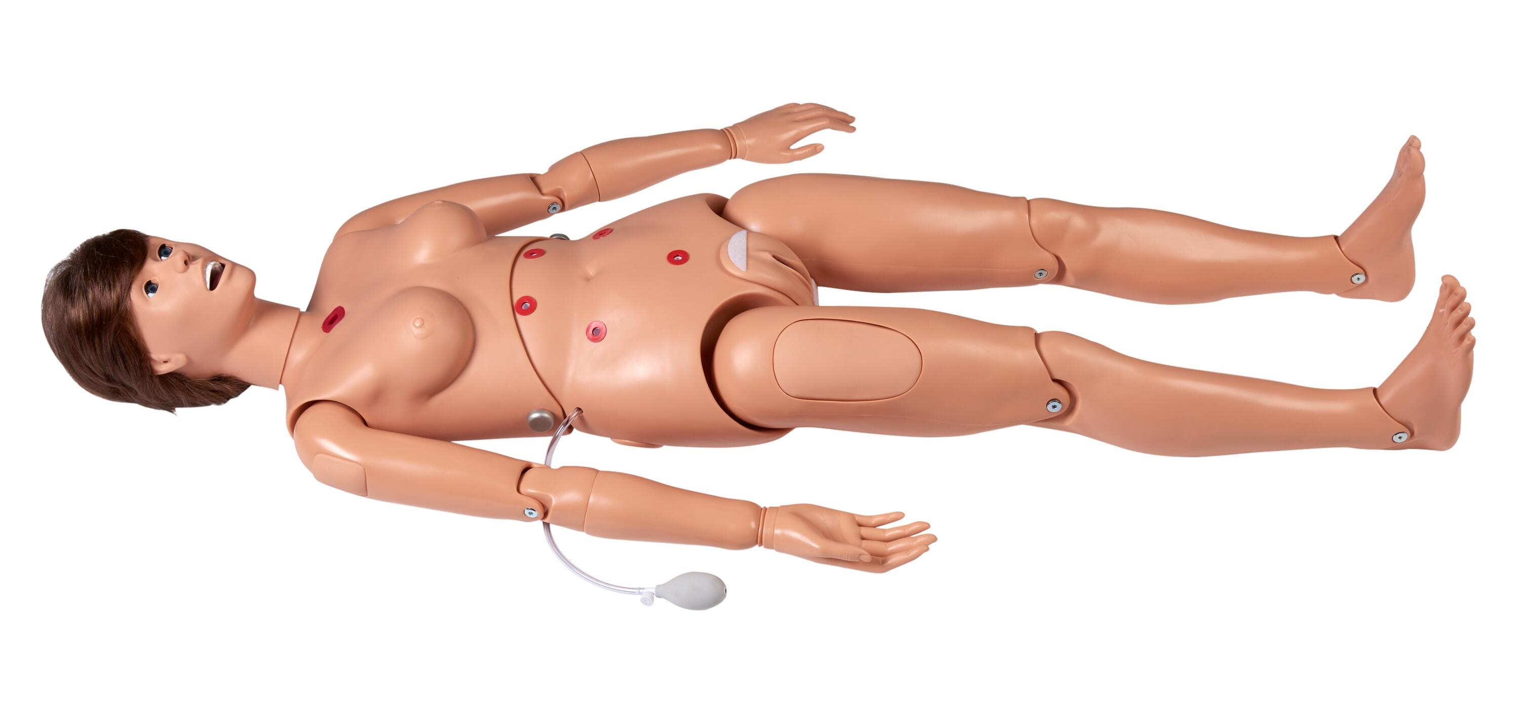 Gaumard Susie/Simon Patient Care Simulator with Ostomy, Light Skin Tone