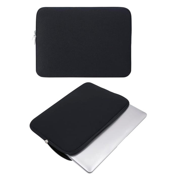 iBank Zippered Neoprene Chromebook Case, 11 Inches, Black