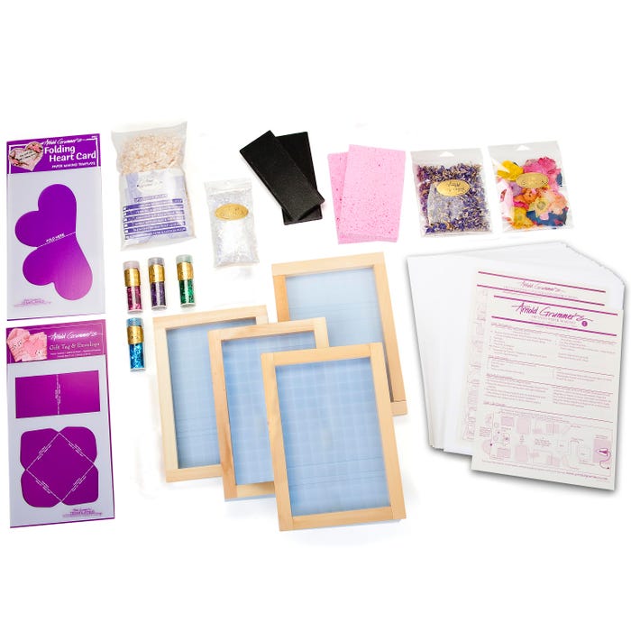 Arnold Grummer Dip into Papermaking Classroom Kit, 5-1/2 x 8-1/2 Inches