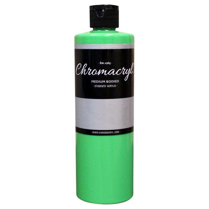 Chromacryl Students' Acrylics, Light Green, Pint