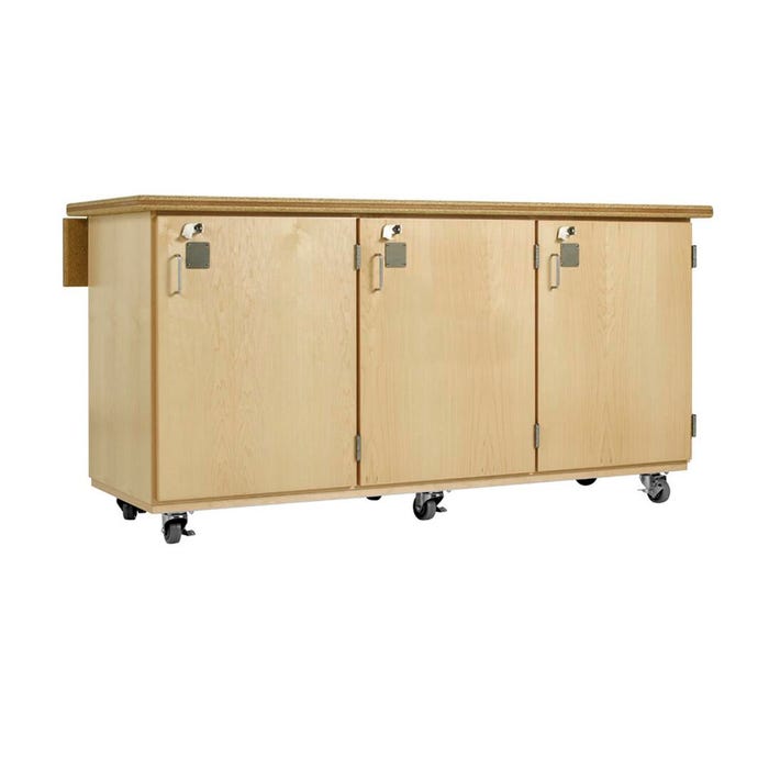 Diversified Woodcrafts Robotics Workbench, 72 x 28 x 37 Inches, Maple Top