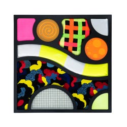 Snoezelen UV Abstract Tactile Panel, 45-1/4 x 4 x 45-1/2 Inches 22588