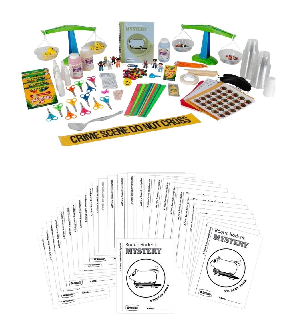 Image for Community Learning Rogue Rodent Mystery, A Crime Scene Investigation Deluxe Summer Camp Kit, Grades PreK to 1 from School Specialty