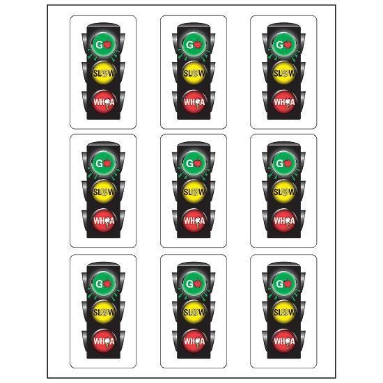 Image for Go Slow Whoa Stickers, Set of 250 from School Specialty