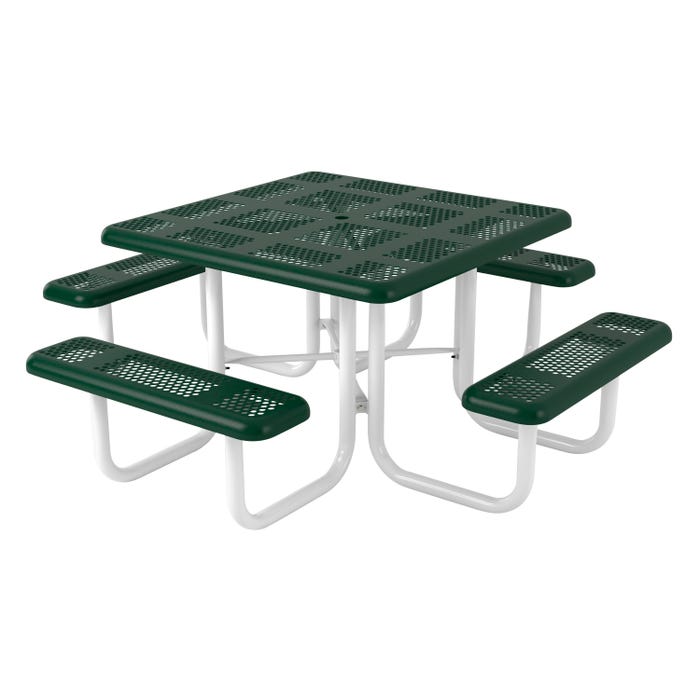 Superior Perforated Square Portable Table, Portable Mount, 46 Inch