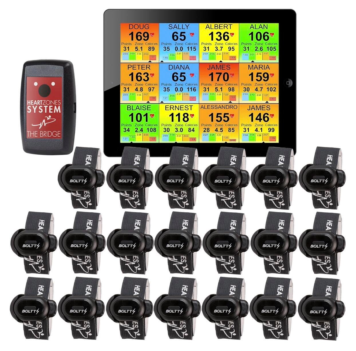 Heart Zones Strider Foot Pod Class, Pack of 20, Item Number 2005405